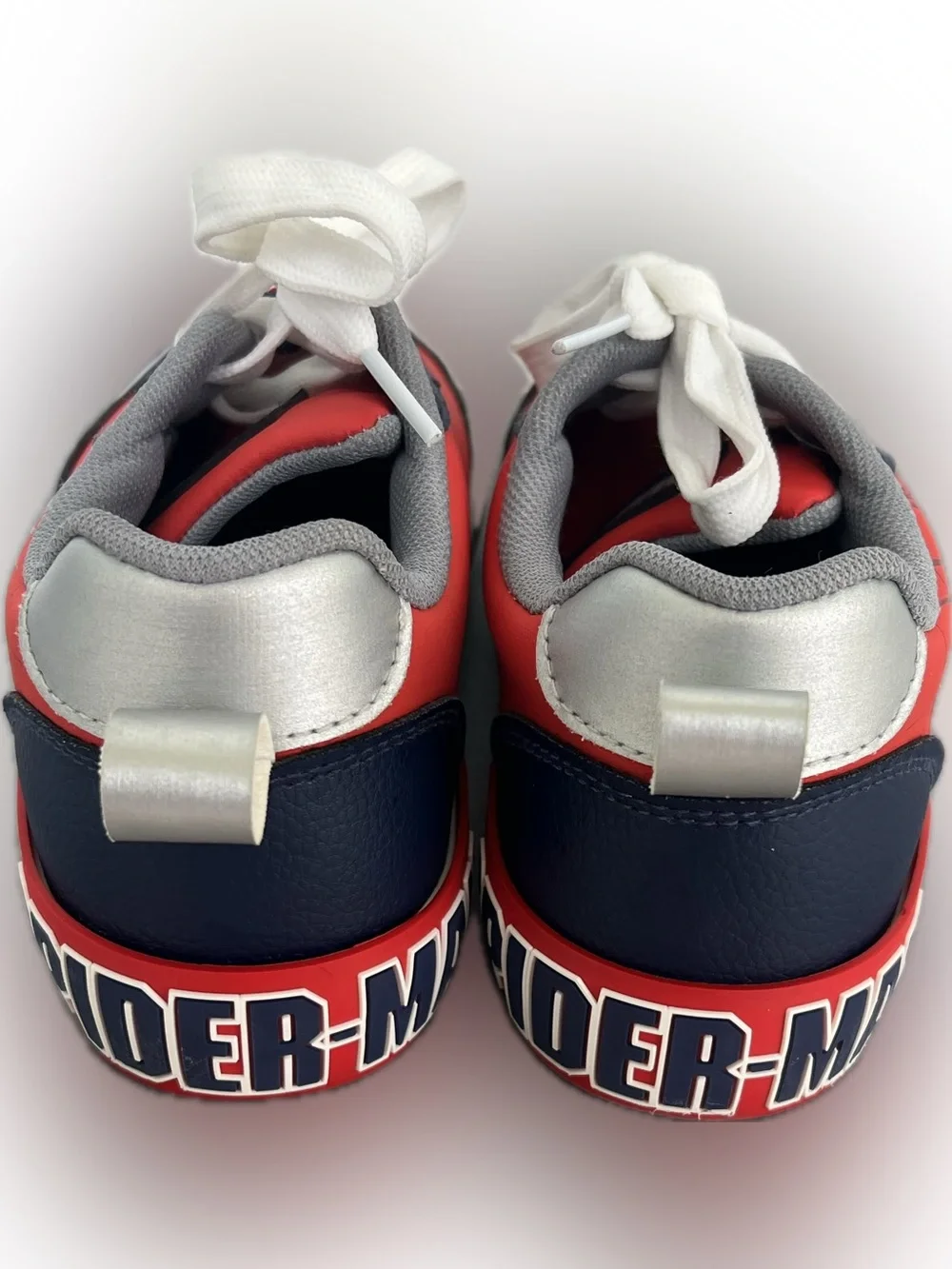 Marvel Spider-Man Low Top Unisex Kids Sneaker US 2 Red/Blue Synthetic Logo